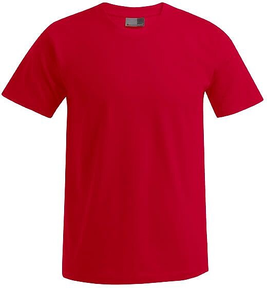 Men’s Premium-T-Shirt, fire red, Gr. 5XL 