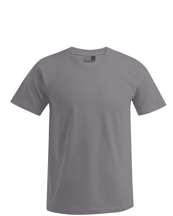 Men’s Premium-T-Shirt, new light grey, Gr. 5XL 