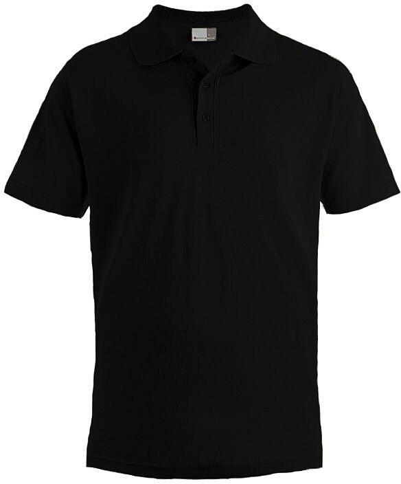 Men’s Superior Polo-Shirt, black, Gr. 2XL 