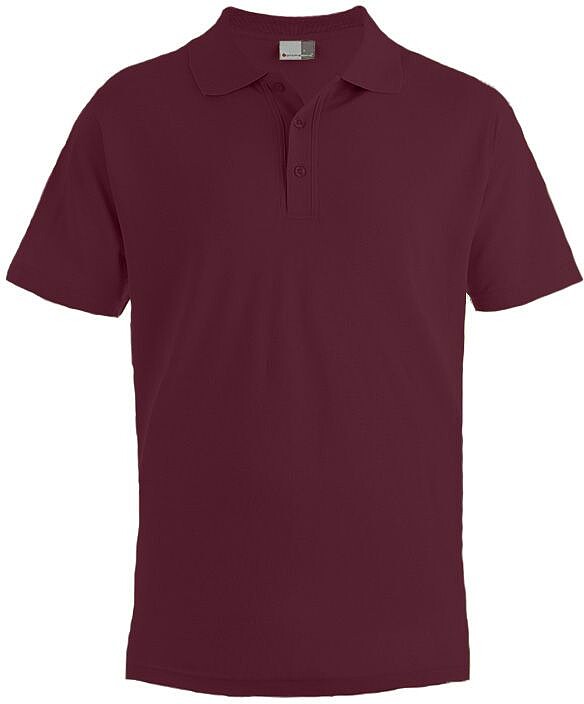 Men’s Superior Polo-Shirt, burgundy, Gr. S 