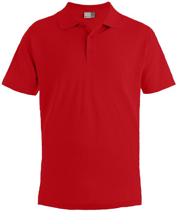 Men’s Superior Polo-Shirt, fire red, Gr. M 