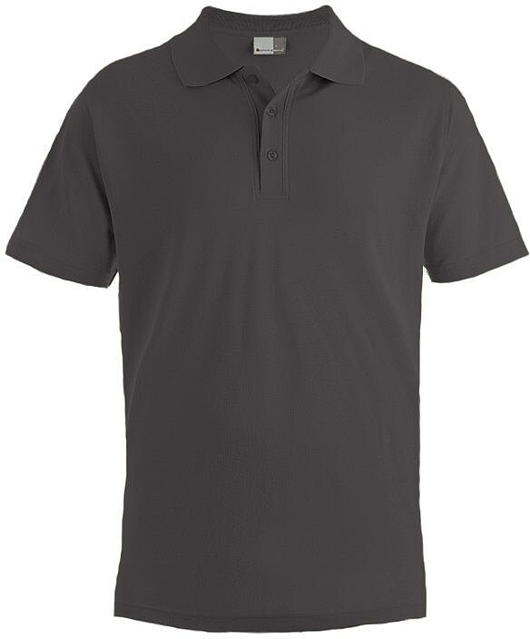 Men’s Superior Polo-Shirt, graphite, Gr. L 