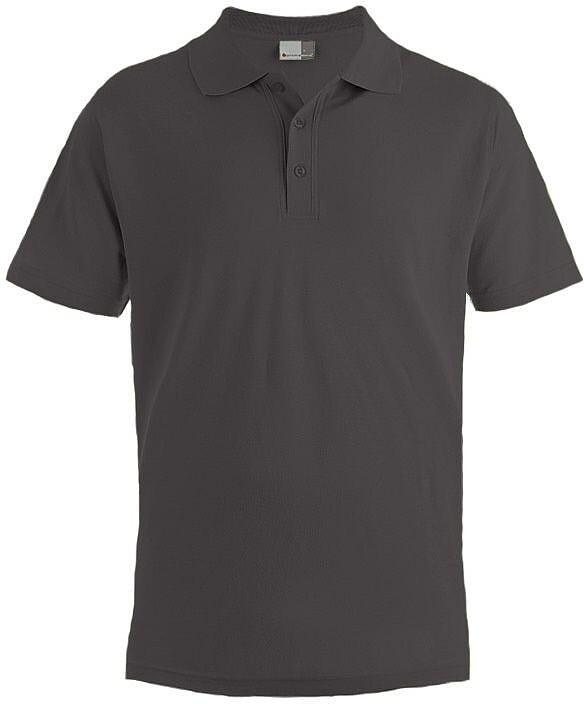 Men’s Superior Polo-Shirt, graphite, Gr. M 