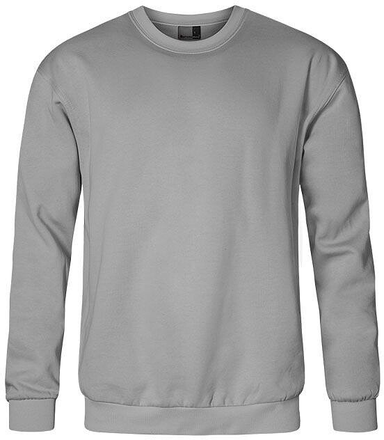Men’s Sweater, new light grey, Gr. 4XL