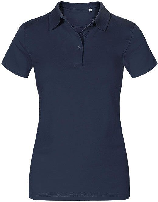 Women’s Jersey Polo-Shirt, navy, Gr. 2XL 
