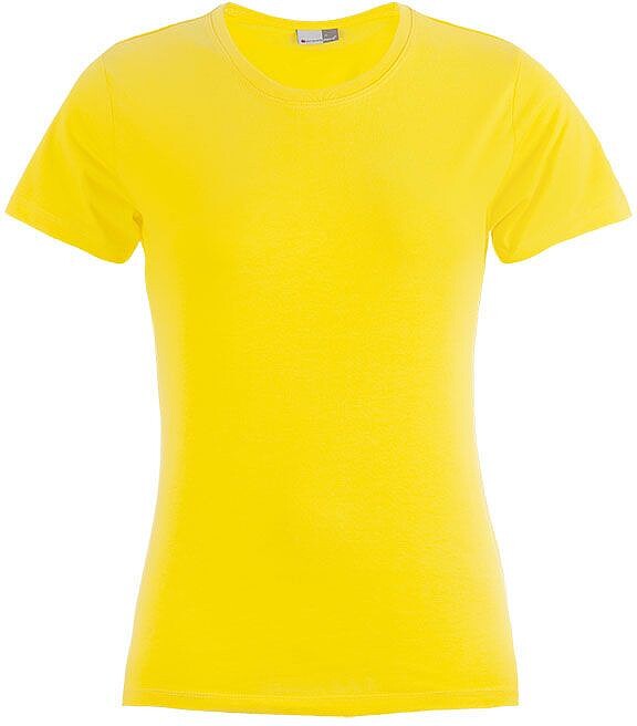 Women’s Premium-T-Shirt, gold, Gr. L 