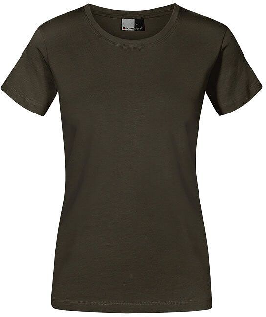 Women’s Premium-T-Shirt, khaki, Gr. 3XL 