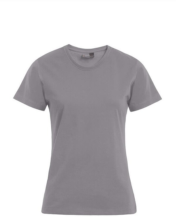 Women’s Premium-T-Shirt, new light grey, Gr. L 