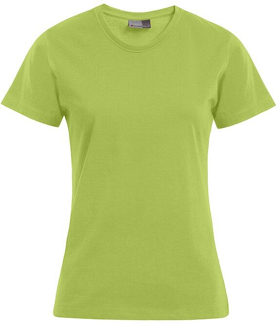 Women’s Premium-T-Shirt, wild lime, Gr. 3XL 