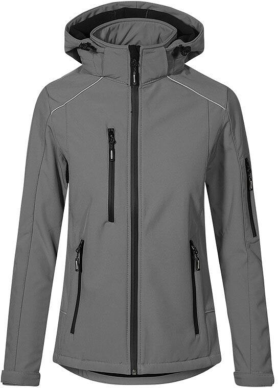 Women's Softshell-Jacket, steel gray, Gr. 2XL 