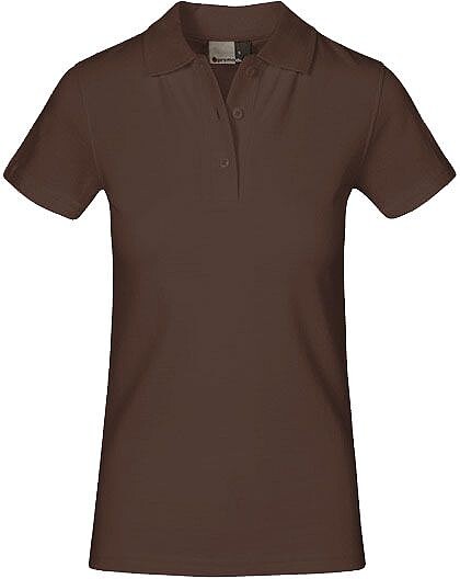 Women’s Superior Polo-Shirt, brown, Gr. 2XL 