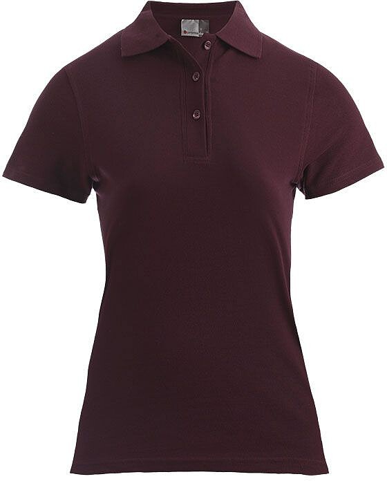 Women’s Superior Polo-Shirt, burgundy, Gr. 3XL 