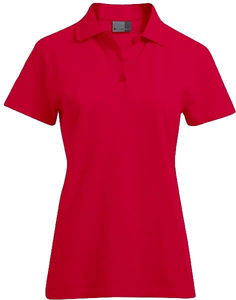 Women’s Superior Polo-Shirt, fire red, Gr. 2XL 