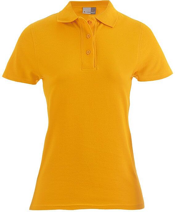 Women’s Superior Polo-Shirt, orange, Gr. S 