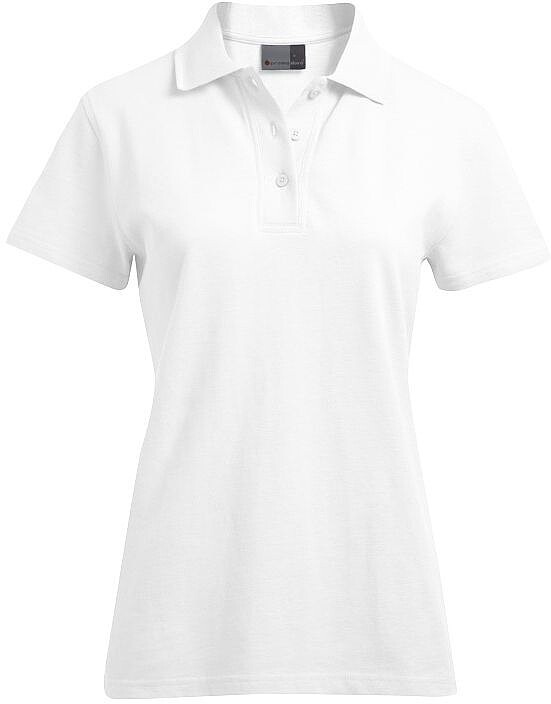Women’s Superior Polo-Shirt, white, Gr. L 