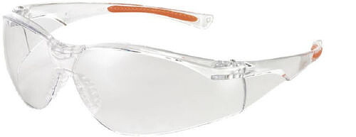 Schutzbrille 513, PC, klar, klar/orange 