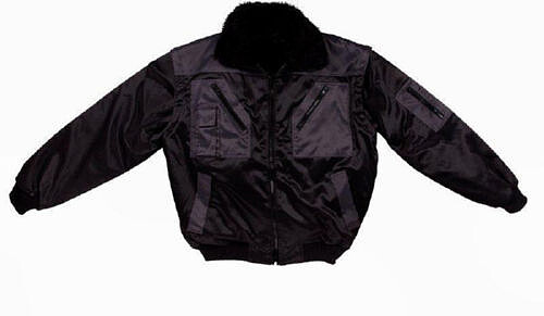 Pilotenjacke 3-​2437WX, schwarz/​grau, Gr. 2XL