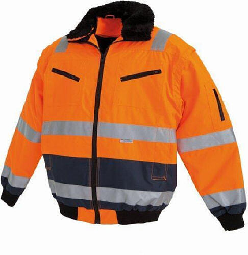 Warnschutz-​Pilotenjacke 3-​2443WX, warnorange/​blau, Gr. M