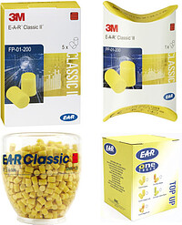 3M™ Gehörschutzstöpsel E-A-R™ CLASSIC™ II , 250 Paar 
