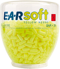 3M™ Gehörschutzstöpsel E-​A-RSoft™ Yellow Neonsl, Refill mit 500 Paar