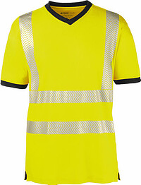 Warnschutz-​T-Shirt MIAMI, warngelb/​grau, Gr. 3XL