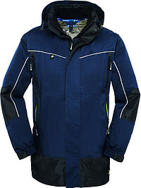 Wetterschutz-​Jacke PHILLY, blau/​schwarz, Gr. 3XL