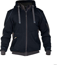 DASSY® Sweatshirt-​Jacke Pulse nachtblau/​anthrazitgrau, Gr. XL