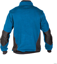 DASSY® Sweatshirt Stellar, azurblau/anthrazitgrau, Gr. S 
