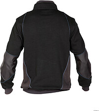 DASSY® Sweatshirt Stellar, schwarz/anthrazitgrau, Gr. M 