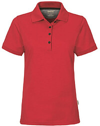 Cotton Tec Damen Poloshirt 214, rot, Gr. L