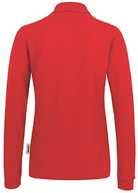 Damen Longsleeve-Poloshirt Mikralinar® 215, rot, Gr. 2XL 