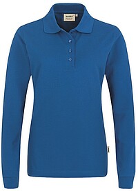Damen Longsleeve-​Poloshirt Mikralinar® 215, royal, Gr. 3XL