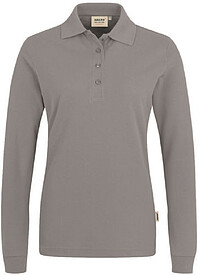 Damen Longsleeve-​Poloshirt Mikralinar® 215, titan, Gr. 5XL