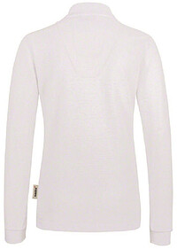 Damen Longsleeve-Poloshirt Mikralinar® 215, weiß, Gr. 2XL 