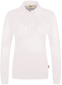 Damen Longsleeve-​Poloshirt Mikralinar® 215, weiß, Gr. 3XL