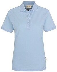 Damen Poloshirt Classic 110, ice-​blue, Gr. L