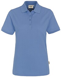 Damen Poloshirt Classic 110, malibu-​blue, Gr. L