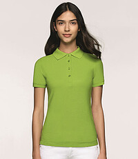 Damen-Poloshirt Mikralinar® 216, rot, Gr. 6XL 