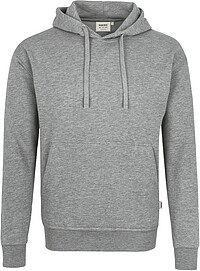 Kapuzen-​Sweatshirt Premium, grau meliert, Gr. S
