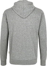 Kapuzen-Sweatshirt Premium, grau meliert, Gr. S 