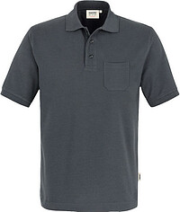 Pocket-​Poloshirt Mikralinar® 812, anthrazit, Gr. 4XL
