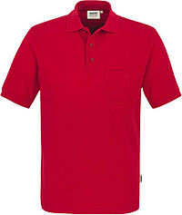 Pocket-​Poloshirt Mikralinar® 812, rot, Gr. L