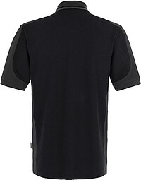 Poloshirt Contrast Mikralinar® 839, schwarz/anthrazit, Gr. 5XL 