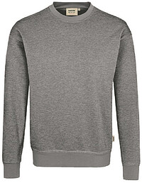 Sweatshirt Mikralinar® 475, grau meliert, Gr. M