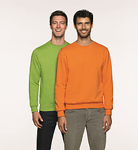 Sweatshirt Mikralinar® 475, orange, Gr. S 