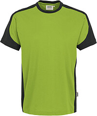 T-​Shirt Contrast Mikralinar®, kiwi/​anthrazit 290, Gr. L