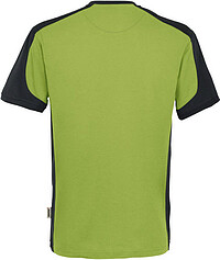 T-Shirt Contrast Mikralinar®, kiwi/anthrazit 290, Gr. L 