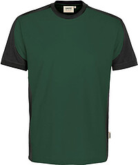 T-​Shirt Contrast Mikralinar®, tanne/​anthrazit 290, Gr. 2XL