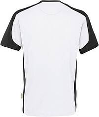 T-Shirt Contrast Mikralinar®, weiß/anthrazit 290, Gr. L 