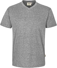 V-​Shirt classic 226, grau meliert, Gr. L